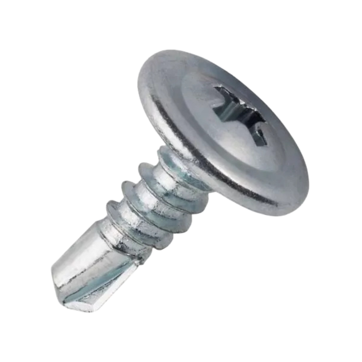 Tornillo Autoperforante Cabeza Flangeada T1 - PUNTA MECHA 8 (4.2) x 1/2 (12.7)